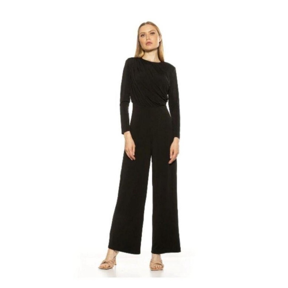 Alexia Admor Milan black wide leg jumpsuit